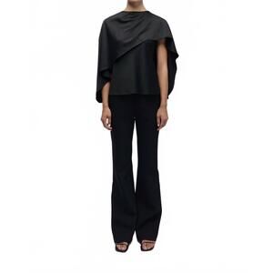 NEW SIMKHAI eliora cape top in black